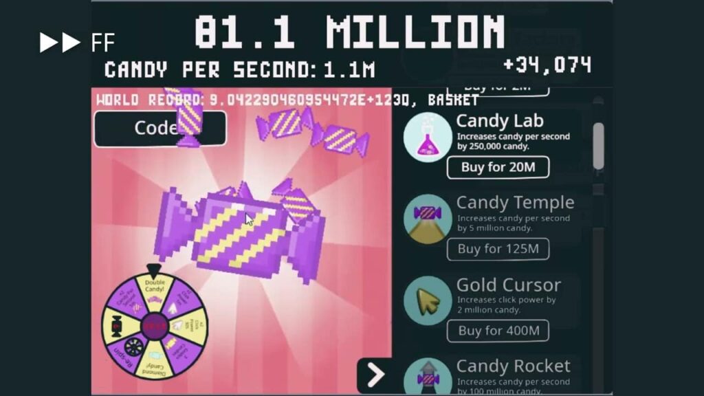Types of Candy Clicker Games