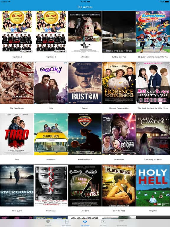 Using the 9Movies Android App